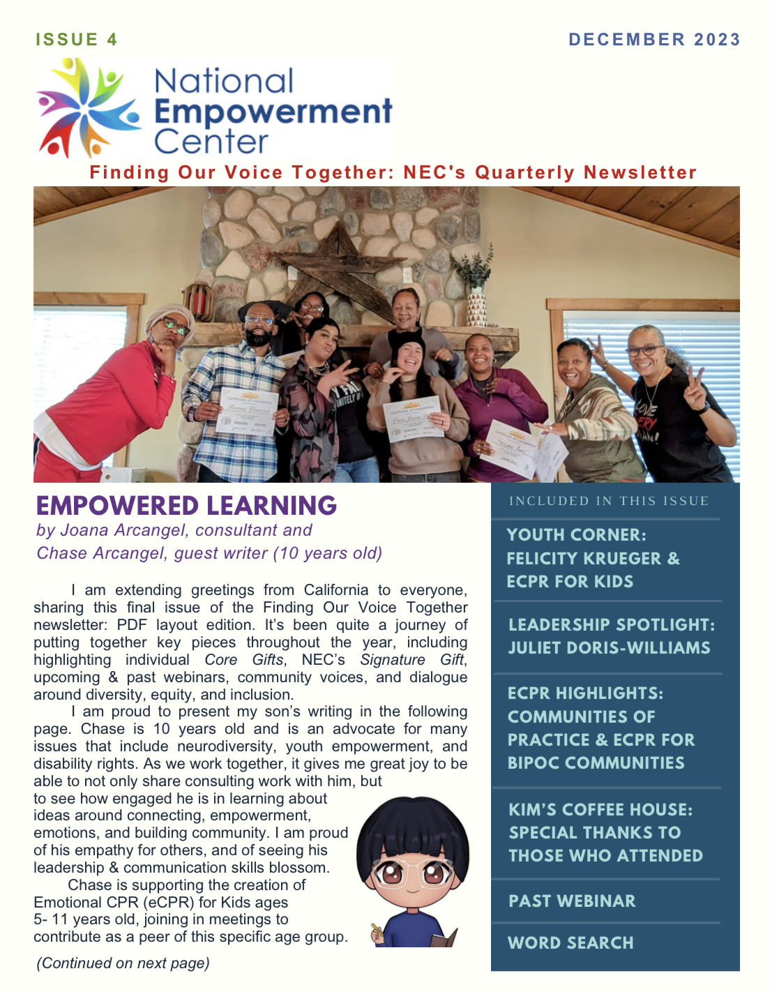 August 2023 Newsletter - National Empowerment Center
